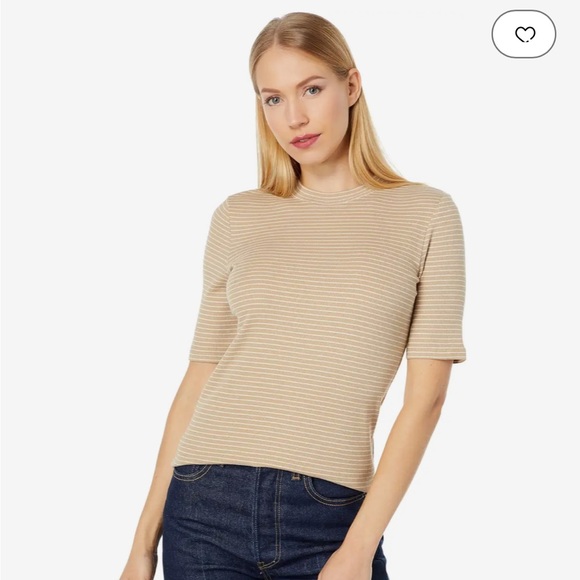 Vince Ribbed Tee - Picture 2 of 6